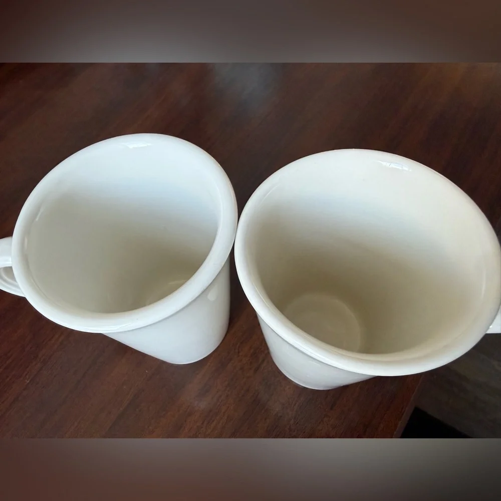 Vintage Homer Laughlin Best China Mug - Tall Latte Small White Cup Restaurant - Picture 4 of 5